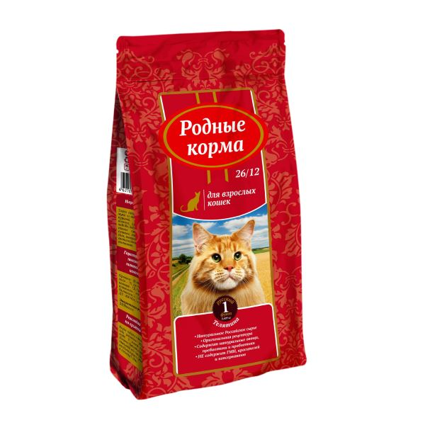 Повседневный корм Родные корма для кошки