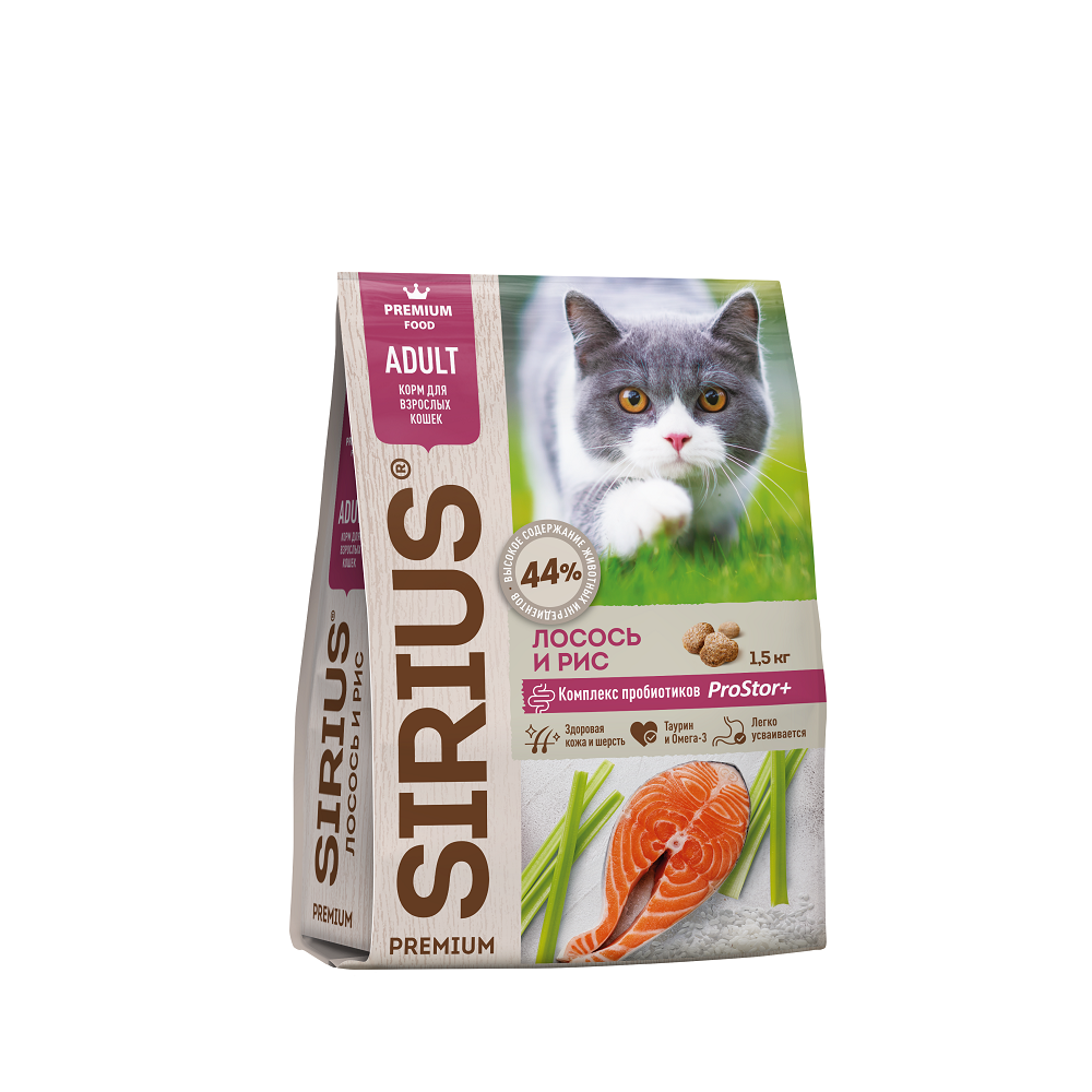 Повседневный корм SIRIUS для кошки