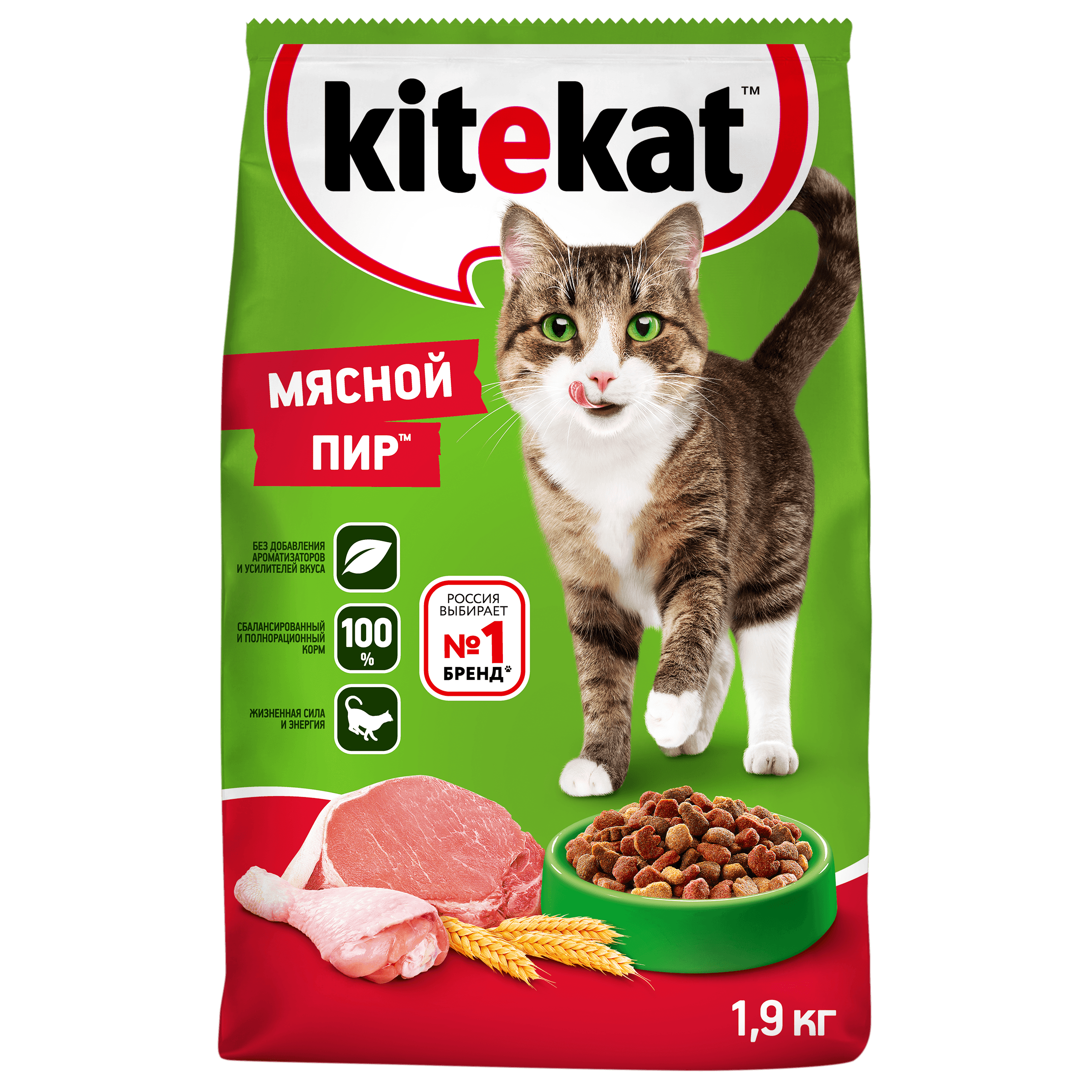 Повседневный корм Kitekat (Китекет) для кошки