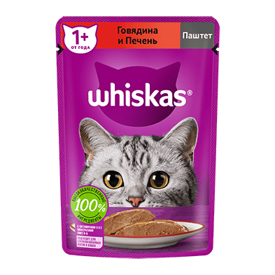 Повседневный корм Whiskas (Вискас) для кошки