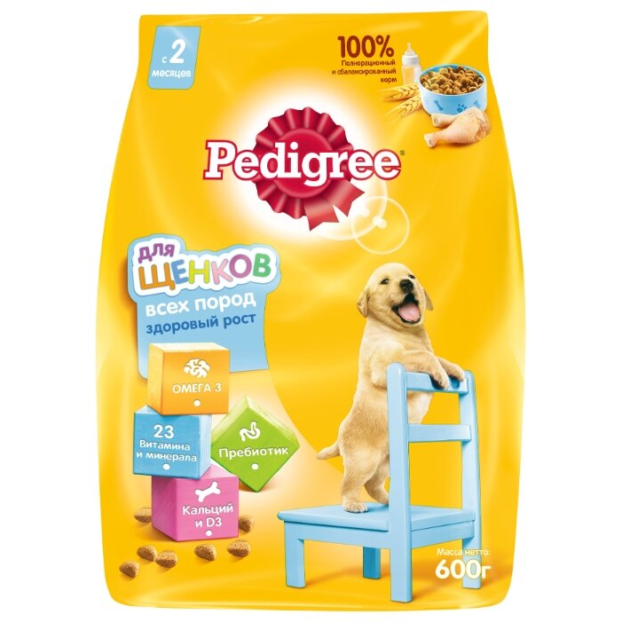 Повседневный корм Pedigree (Педигри) для собаки