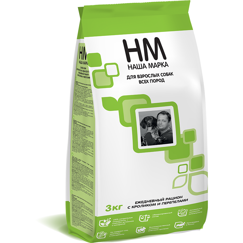 Повседневный корм Наша Марка для собаки