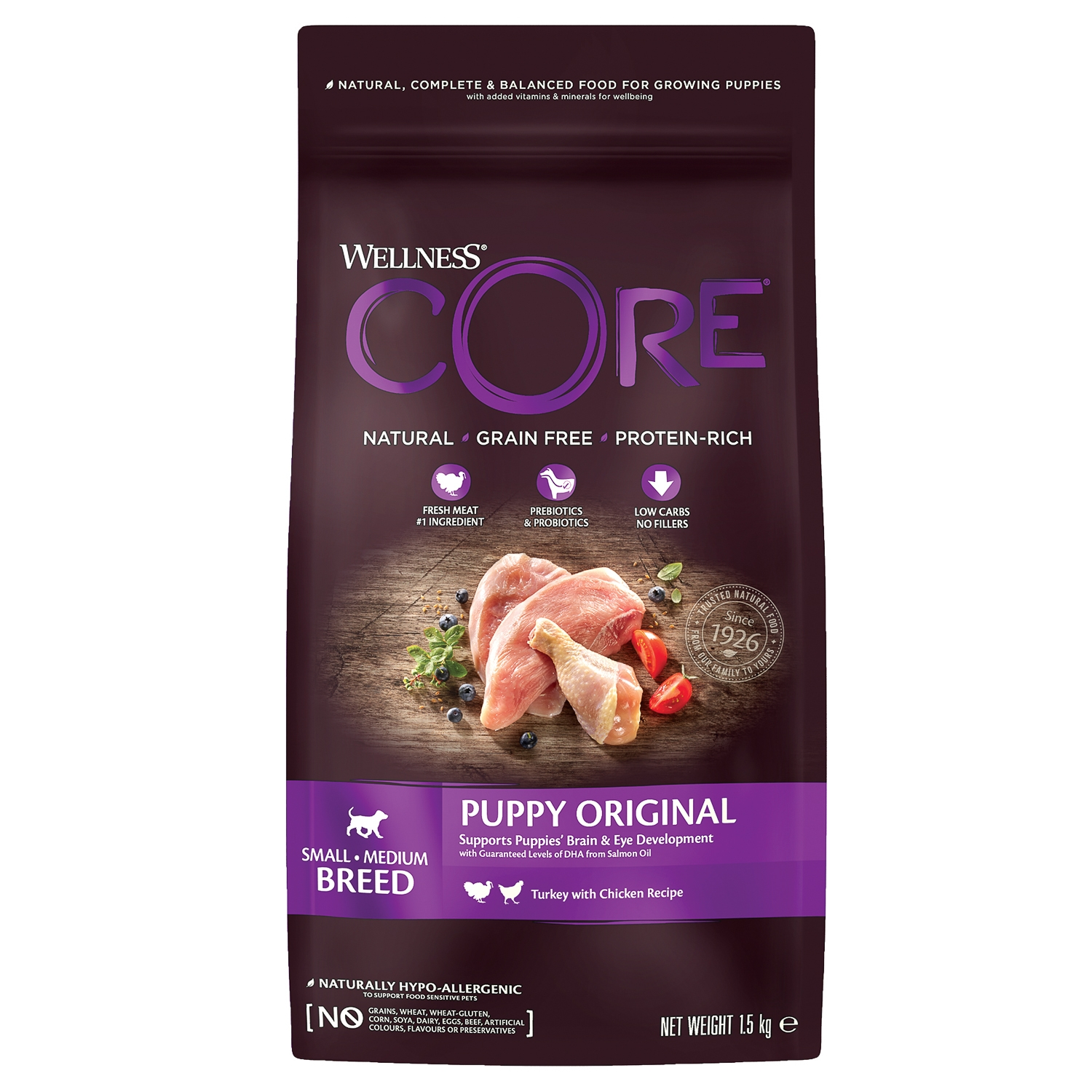 Повседневный корм Wellness CORE для собаки