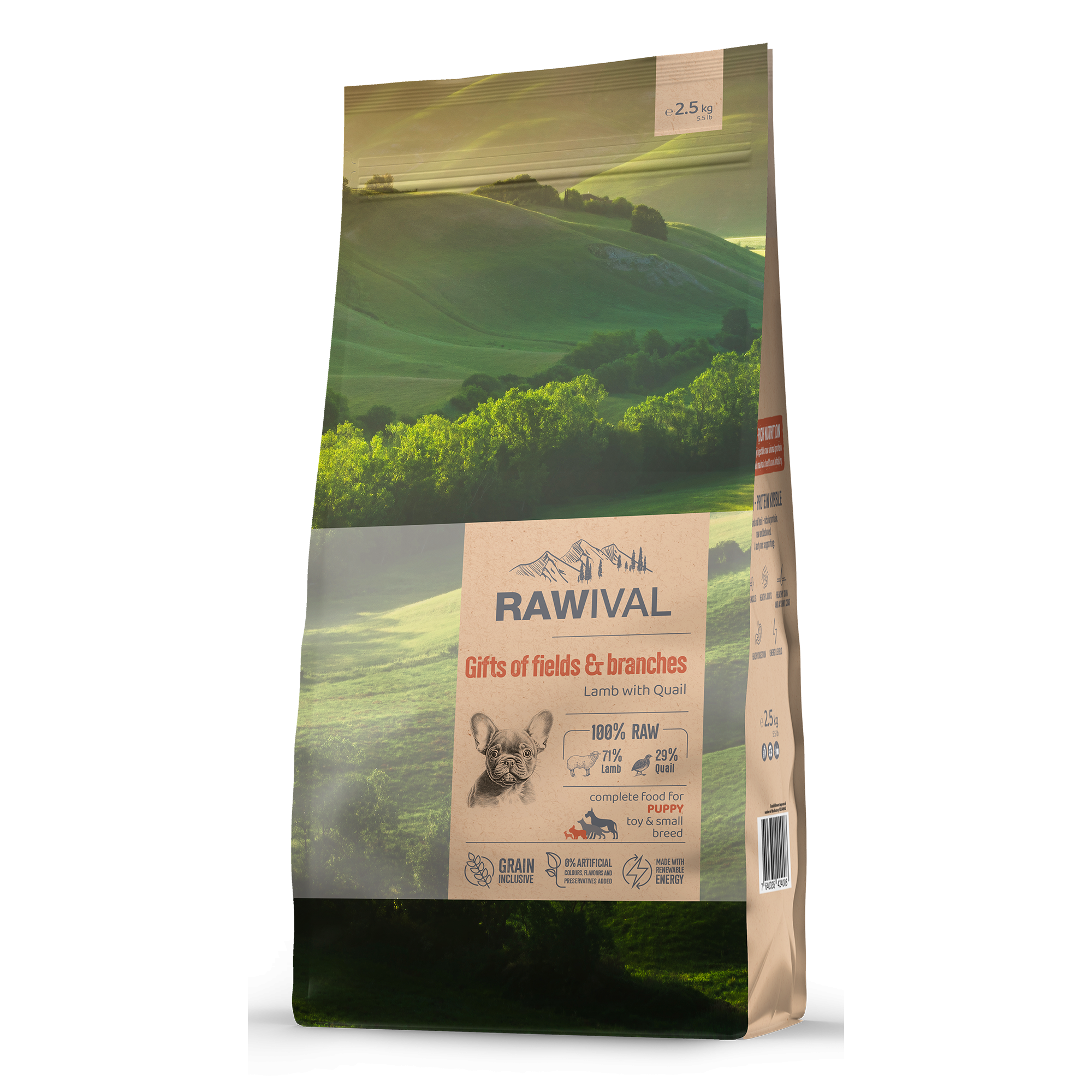 Повседневный корм RAWIVAL для собаки
