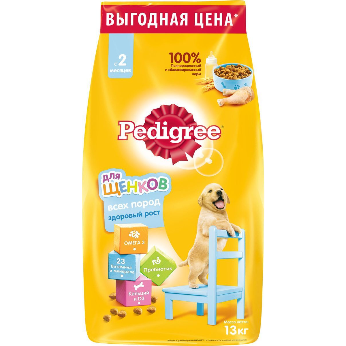 Повседневный корм Pedigree (Педигри) для собаки