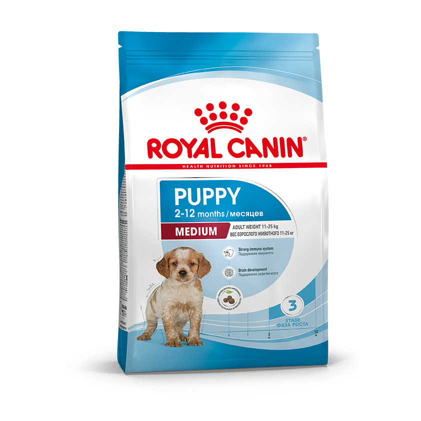 Royal canin для щенков средних пород