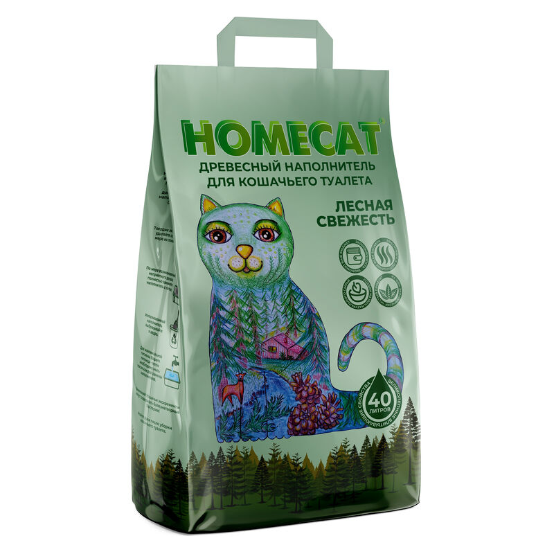 Наполнитель HOMECAT для кошки