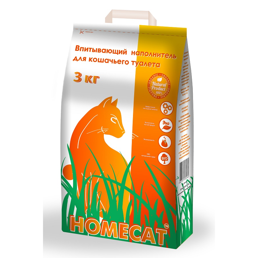 Наполнитель HOMECAT для кошки