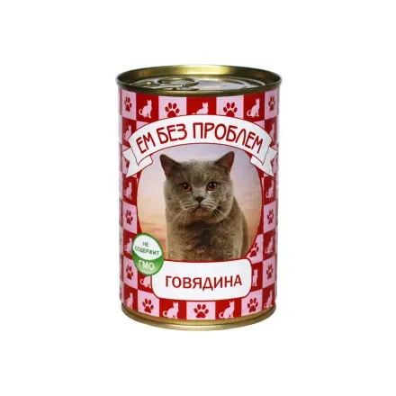 Повседневный корм ЕМ БЕЗ ПРОБЛЕМ для кошки