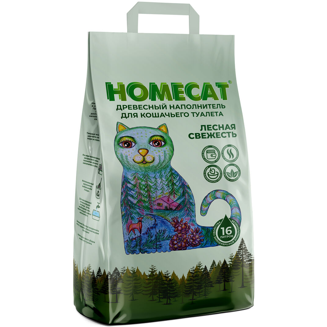 Наполнитель HOMECAT для кошки